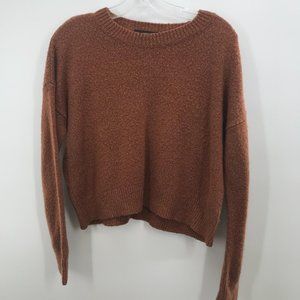 FOREVER 21 LONG SLEEVE BROWN SWEATER